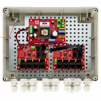 IP-9-11-L2 switch PoE do 9 kamer IP, w obudowie zewnętrznej ABOX-L2, z zasilaczem 96W