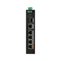 BCS-L-SP0401G-1SFP(2) Niezarządzalny switch PoE 5-portowy BCS LINE