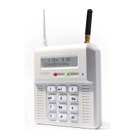 CB32GSB centrala z modułem GSM z wyświetlaczem LCD