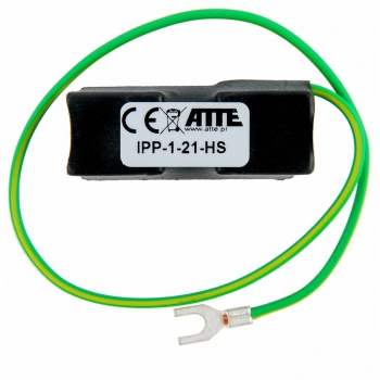 Ogranicznik przepięć dla Gigabit Ethernet, złącza ekranowane RJ45/RJ45, typu IPP-1-21-HS