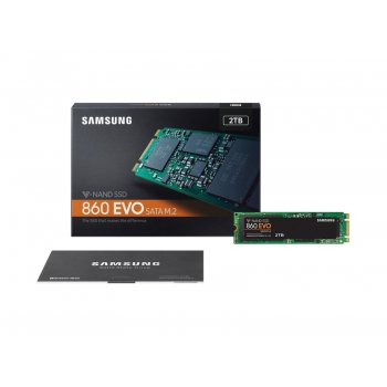 Dysk SSD M.2 2280 2TB Samsung 860 EVO SATA (MZ-N6E2T0BW)