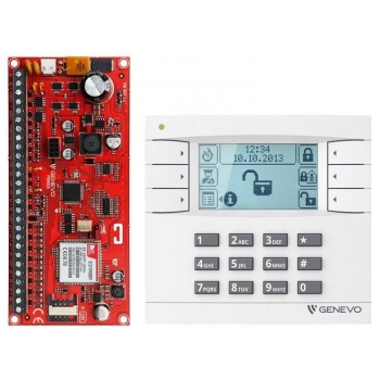 Zestaw PRiMA16SET GENEVO: centrala alarmowa PRiMA 16 z manipulatorem PRiMA LCD