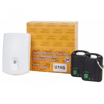 U1HS Odbiornik 1-kanałowy + dwa piloty 1-przyciskowe