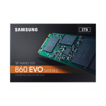 Dysk SSD M.2 2280 2TB Samsung 860 EVO SATA (MZ-N6E2T0BW)