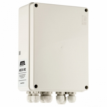 Obudowa switcha PoE do 5 kamer IP, w obudowie zewnętrznej ABOX-M2, z zasilaczem 96W, niezarządzalny, 6 portów 10/100Mbps (5xPoE + 1xUplink)