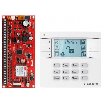 Zestaw PRiMA6SET: centrala alarmowa PRiMA 6 z manipulatorem PRiMA 6 LCD