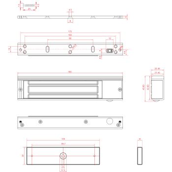 Wymiary zwory EL-350SL2 SCOT