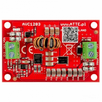 AVC-30-120-OF przetwornica DC/DC, stabilizująca napięcie, nieizolowana, Vin 6...30VDC, Vout 12VDC AVC-30-120-OF