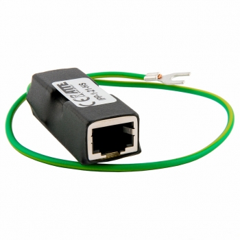 Ogranicznik przepięć dla Gigabit Ethernet, złącza ekranowane RJ45/RJ45, typu IPP-1-21-HS