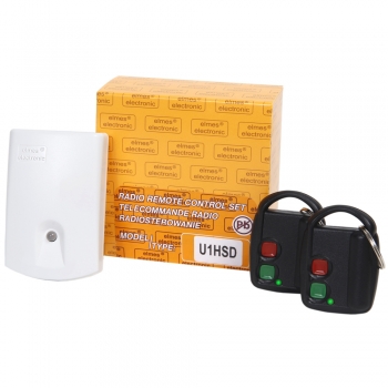 U1HSD Odbiornik 1-kanałowy + dwa piloty 2-przyciskowe