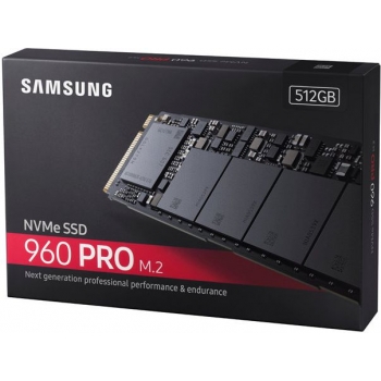 Dysk SSD M.2 2280 512GB Samsung 960 PRO PCIe/NVMe (MZ-V6P512BW)