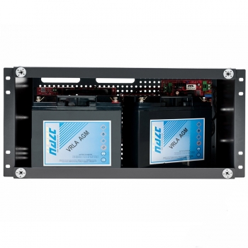 Switch PoE do 17 kamer IP, w obudowie rack ABOX-R5U0 (2x AKU 18Ah)