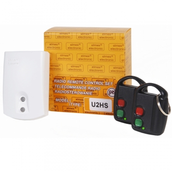 U2HS Odbiornik 2-kanałowy + dwa piloty 2-przyciskowe